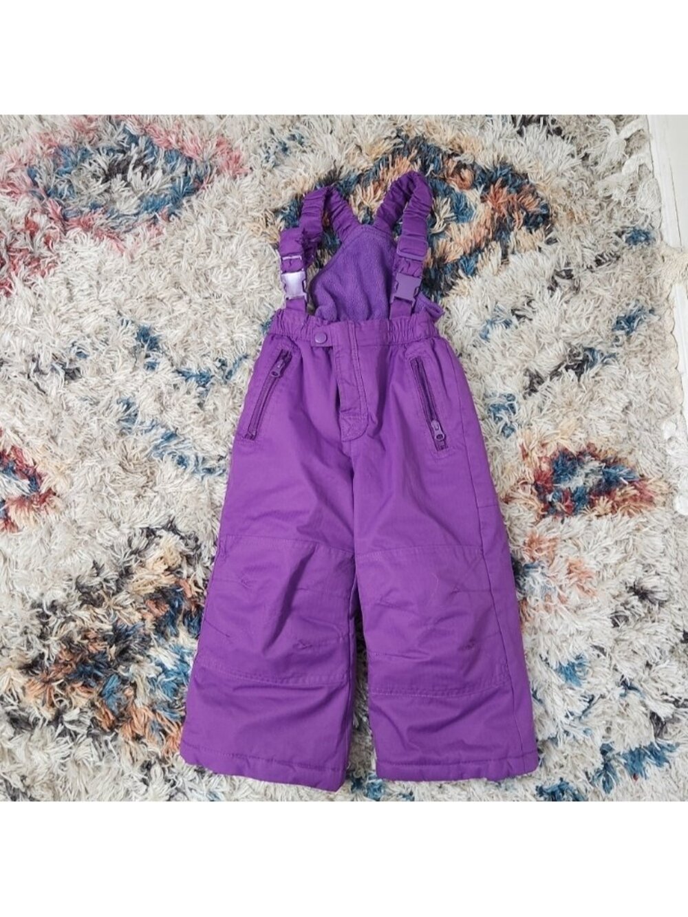 Girls Westbound Bib Overall Snow Pants Winter Outerwear 2T Girls Purple